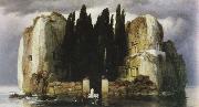 Arnold Bocklin the lsland of the dead china oil painting artist